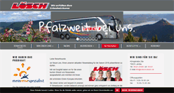 Desktop Screenshot of loesch-reisen.de